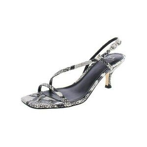 Marc Fisher LTD Womens Gove 2 Leather Snake Print Dress Sandals Size 7 M